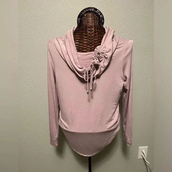 Soft surroundings lindy tunic pullover sweater M w/ thumb holes asymmetrical - Picture 2 of 6